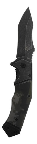  Cuchillo Pixelado Militar Cortapluma Navaja Caza Outdoor