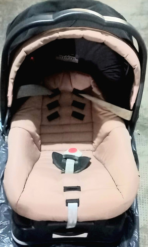 Huevito Peg Perego Primo Viaggio Para Auto Y Cochecito Primo Viaggio Negro Y Beige (Usado)