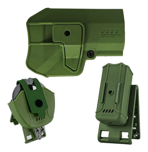 Funda Pistolera Mini Porta Cargador Simple Porta Esposas