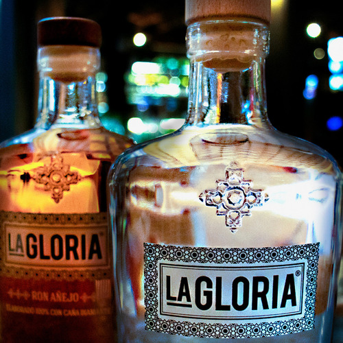 Ron La Gloria Añejo 750 Ml + Cristalino 750 Ml