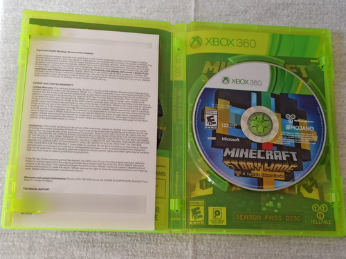 Minecraft: Story Mode Season Pass Disc Xbox 360 (Usado)
