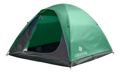 Carpa Greenlife Maullin 6 Personas Verde