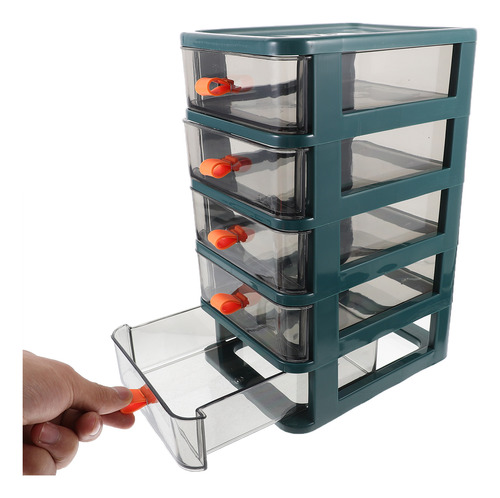Mini Caja De Almacenamiento De Plástico Para Escritorio De O