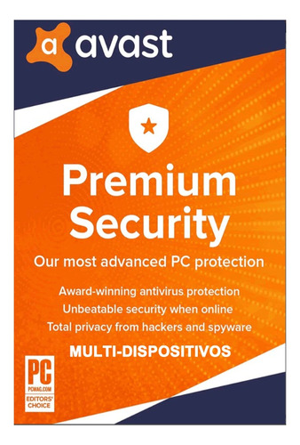 Avast Premium Security 10 Disp 1 Año Digital