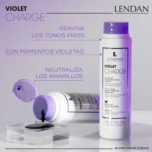 Shampoo Matizador 1l Y Tratamiento De Reparaciòn Instantanea