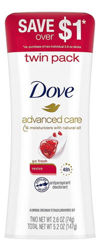 Desodorante Dove Fresco Afrutado Dove Advanced Care Anti