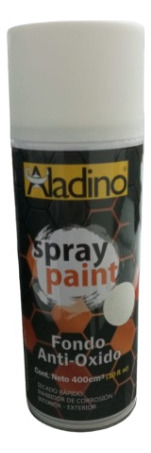 Fondo Antioxido Spray Blanco Mate 400 Cm³ Aladino