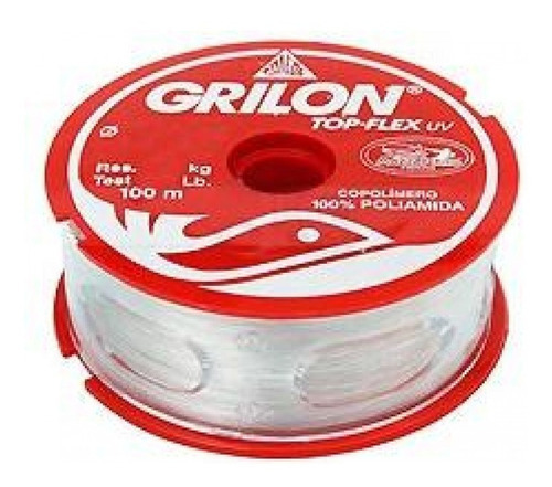 Linha Pesca Grilon Top Flex 0,25 Mm 100 Metros C 20 Unidades