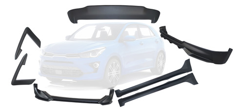 Body Kit Completo Compatible Con Rio 2021 - 2023 Hatchback