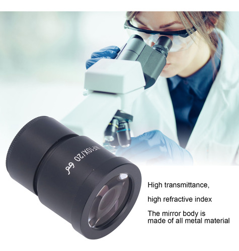 Lente Microscópica Wf10x/20 Interfaz Estéreo De Laboratorio