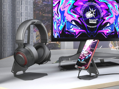 Imagen 5 de 8 de Soporte Auricular Bam G3 + Soporte Celular Bam G4 - Premium!