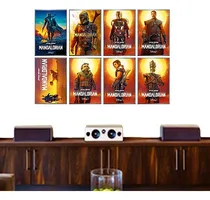 Comprar 8 Stickers Calcos Adhesivos Star Wars Mandalorian 14,5x10