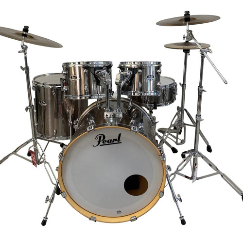 Bateria Pearl Export Exx725sp/c21 Smokey Chrome (mostruário)