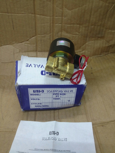 Válvula Solenoide 1/2  110vac, Agua Aire Gas Poliequipos.com