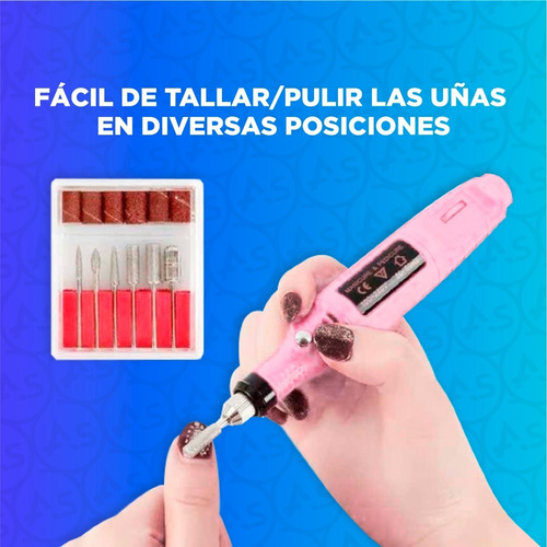 Imagen 5 de 10 de Torno Profesional Para Pedicuria Manicuria Uñas Esculpidas