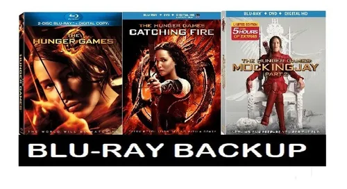 The Hunger Games + Catching Fire + Mockingjay Blu-ray Backup