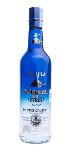 Tequila Carreta De Oro Blanco 750 Ml