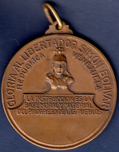 Medalla Gloria Al Libertador Simón Bolívar Premio Risquez