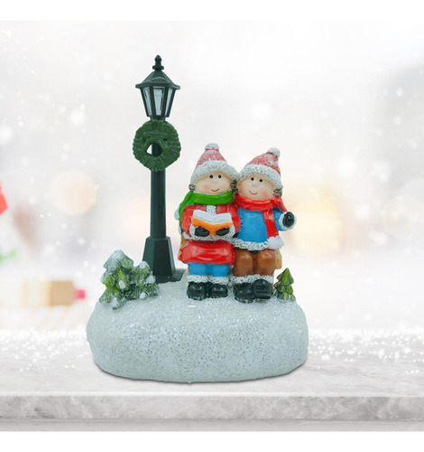 Decoración De Mesa Navideña Iluminada, Centro De Estilo A