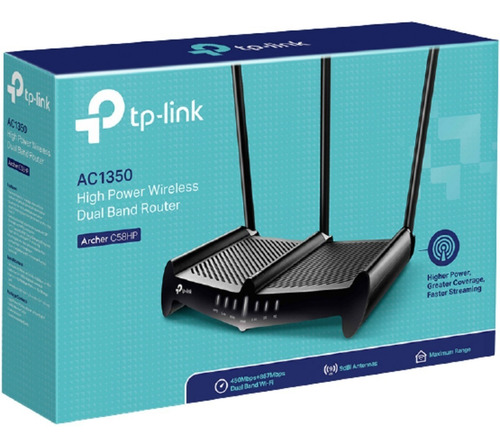 Imagen 2 de 2 de Router De Alta Potencia Tp-link Archer C58hp Ac1350