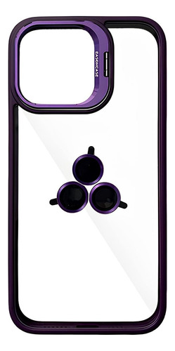 Case C/ Borde Color + Protector Lente Para iPhone 13 - Cover
