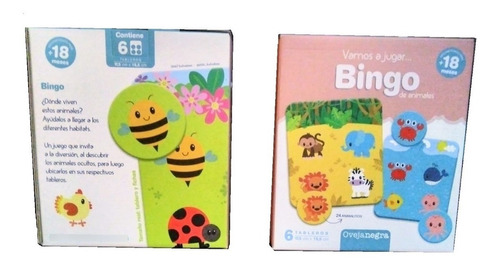 Juego Bingo De Animales Colores En Fuga Kids
