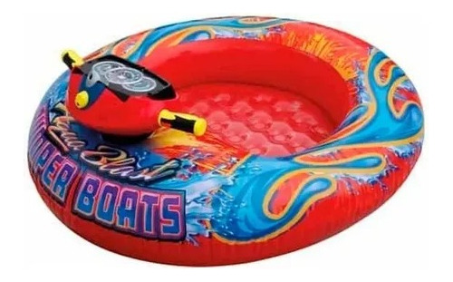 Bumper Boat Inflable Acuatico Motorizado Marca Banzai