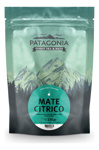 Yerba Mate Compuesta Citrico Patagonia Finest Tea & Mate 150