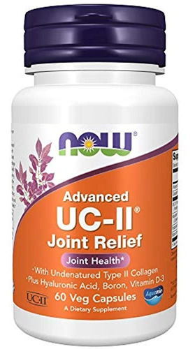 Now Supplements, Uc-ii Advanced Joint Relief Con Colágeno Ti