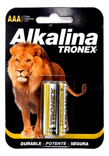 Tira 10 Baterias Pilas Tronex Aaa Alkalina 1.5v Icontec