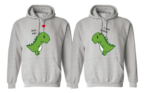 Sudaderas Pareja Dinosaurios, San Valentin, Regalo Novios