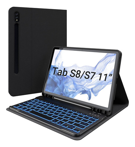 Teclado Con Estuche Typecase Para Samsung Tab S8/tab S7 11