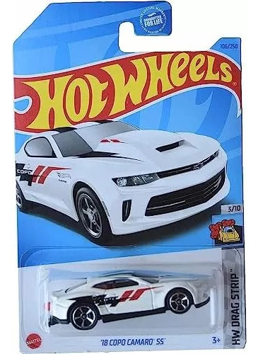 Hot Wheels Carro 18 Copo Camaro Ss + Obsequio