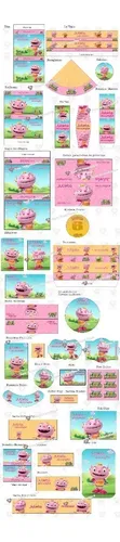 Kit Imprimible Henry Monstruito - Candy Bar + Invitaciones (Usado)