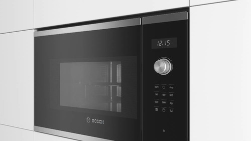 Microondas Grill Bosch Serie 6 Bel554ms0 Acero Inox Negro