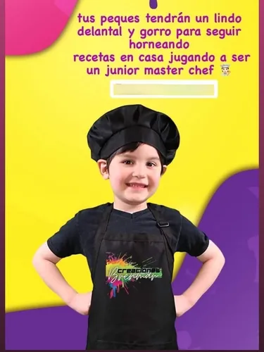 Delantal + Gorro Niños