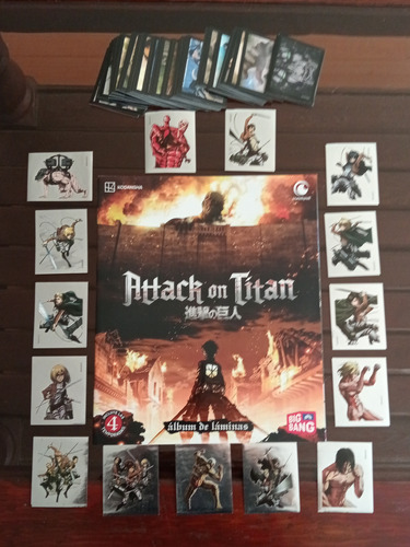 Álbum Attack On Titan Completo A Pegar