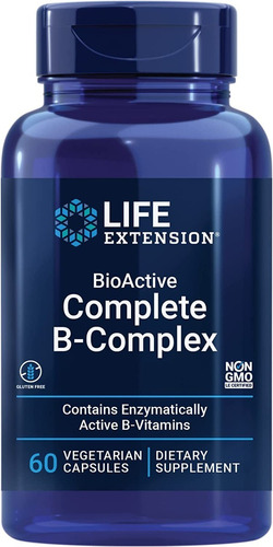 Bioactive Complete B-complex Complejo B 60 Cápsulas Veg