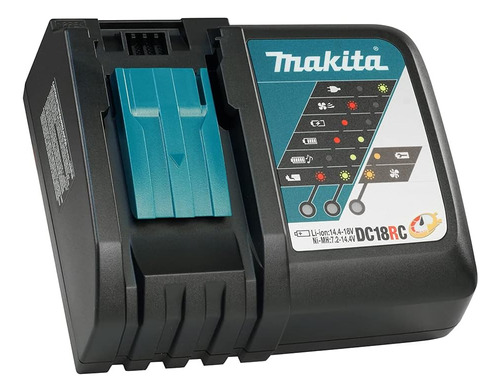 Cargador Rapido Makita 18v Dc18rc 9ah Ventilacion Turbocarga