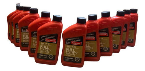 Caja De 12 Aceites Full Synthetic Motor Oil Mxo-5w20-q1fs