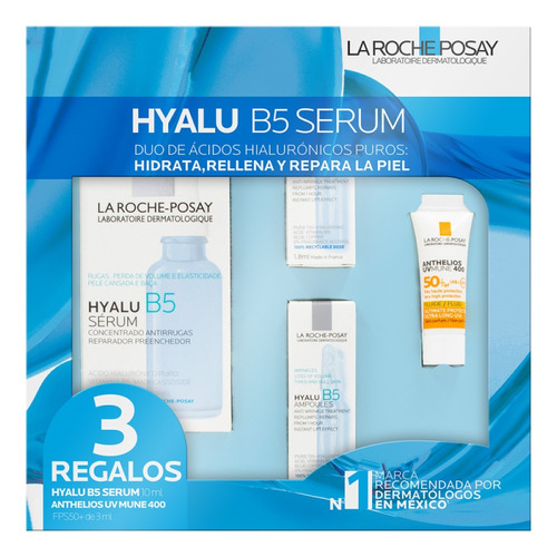 Kit Hyalu B5 Serum 30 Ml Con Regalo La Roche Possay