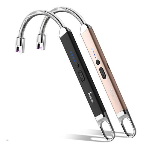 Encendedor Usb Recargable De Arco Eléctrico Con Interruptor