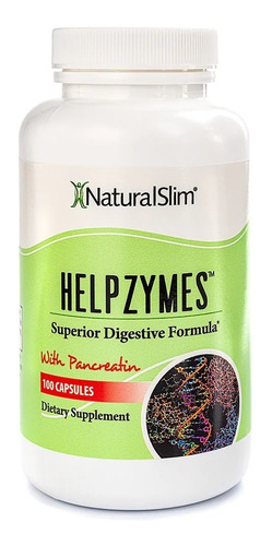 Helpzymes Enzimas Digestivas - Naturalslim Usa 100 Caps