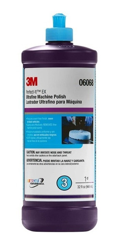 Pulitura 3m Paso 3 Lustrador Ultrafino Para Máquina 06068