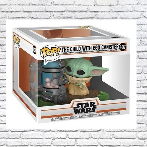 Figura Funko Pop The Child W/ Egg Canister Star Wars #407