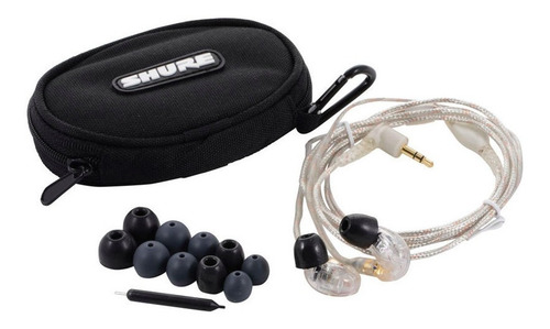 Imagen 6 de 10 de Auricular In Ear Shure Se215 Clear Con Cable Removible
