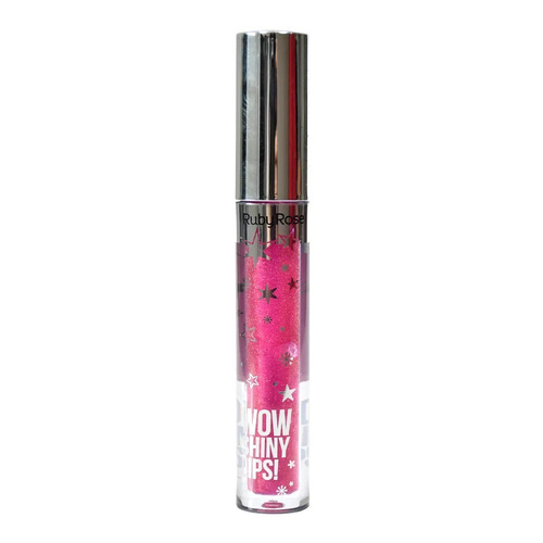 Gloss Labial Wow Shiny Lips! - Ruby Rose - 066 Glitter Rosa