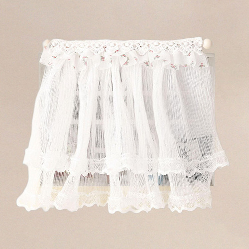 Nova Cortina De Ventana De Encaje For Casa De Muñecas,