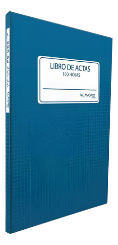 Libro De Actas Líneas 100 Hojas Foliado. Lavoro