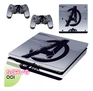 Skin Consola Ps4 Adhesivo Avengers Vengadores Marvel Vinil